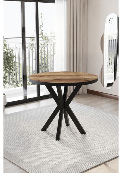 Elma Mutfak Masası Takımı Yuvarlak 4 Kişilik Mutfak Yemek Masa Takımı modelleri