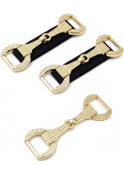 Metal At Model Bağlantı Aksesuar – Ayakkabı, Çanta, Kemer ve Dekoratif Tasarım 7.5x2 cm ( 1 Çift ) fırsatları