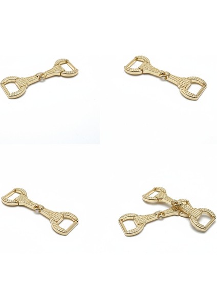 Metal At Model Bağlantı Aksesuar – Ayakkabı, Çanta, Kemer ve Dekoratif Tasarım 7.5x2 cm ( 1 Çift )