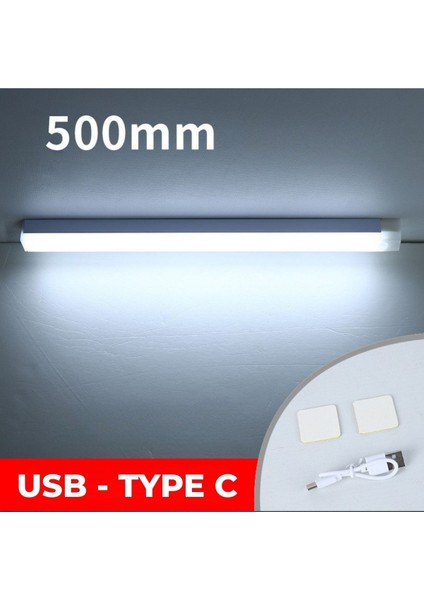 50 cm Beyaz Işık Sensörlü LED Lamba – Şarjlı, Dolap ve Koridor Kullanımı fırsatları