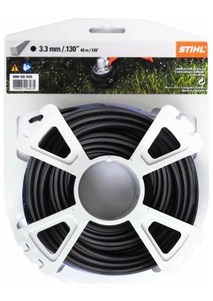 Stihl 4 Köşe Motorlu Tırpan Misinası 3.30MM 38MT