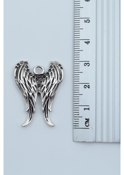 Melek Kanatlı Gümüş Kaplama Deri İp Kolye modelleri