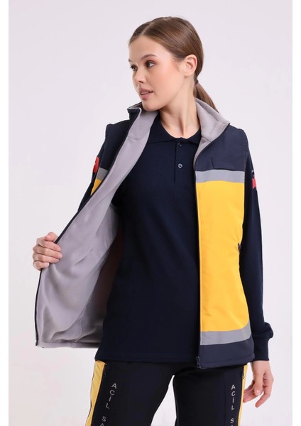 Paramedik Unisex Kışlık Yelek - Sarı fırsatları