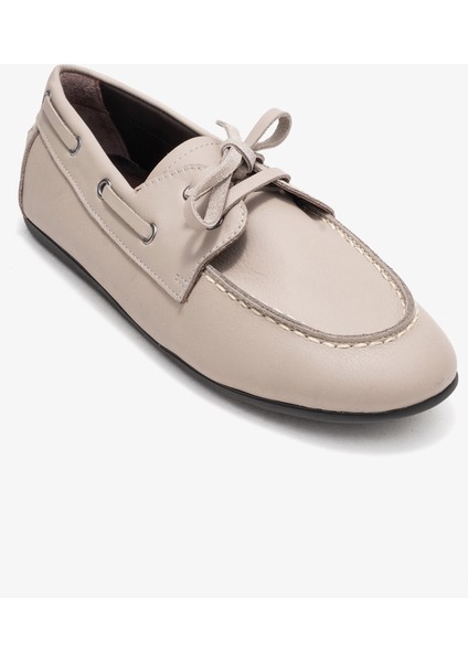 Serelıs Taş Cilt Hakiki Deri Bağcıklı Kadın Loafer Ayakkabı modelleri