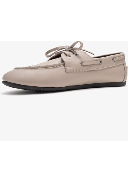 Serelıs Taş Cilt Hakiki Deri Bağcıklı Kadın Loafer Ayakkabı fırsatları