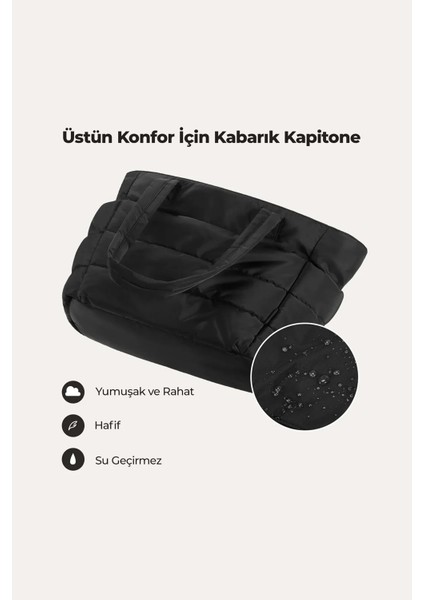 Wurei Puffy Tote Bag Omuz Çantası indirimleri