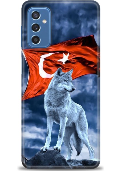 Samsung Galaxy M52 5g Hd Baskılı Kılıf + Seramik Tam Kaplayan Ekran Koruyucu 36