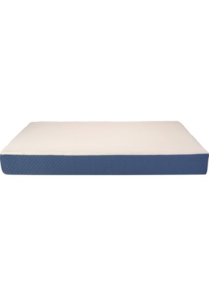 Techmrt Pet Comfort Lima Ortopedik Köpek Yatağı Ecru Peluş L 110X75X12CM