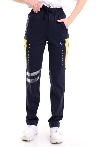112 Pantolon Kışlık Unisex Likralı - Lacivert indirimleri