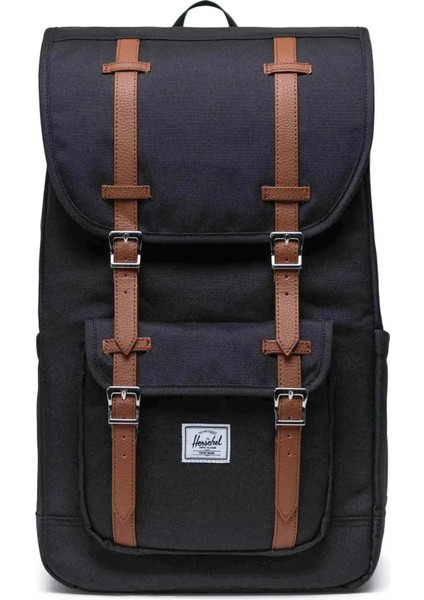 Little America™ Backpack 30L Unisex (48CM x 28,5cm x 18CM) Sırt Çantası Siyah modelleri