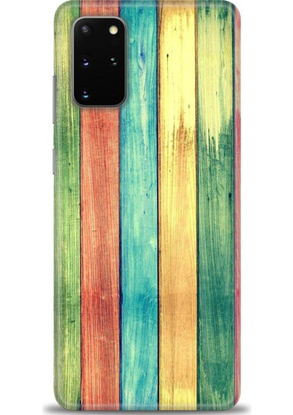 Samsung Galaxy S20 Plus Hd Baskılı Kılıf + Seramik Tam Kaplayan Ekran Koruyucu 438