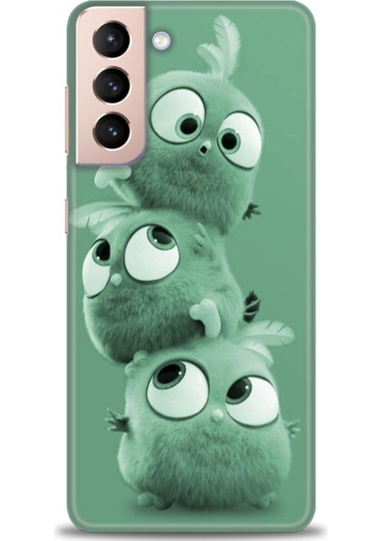 Samsung Galaxy S21 Plus Hd Baskılı Kılıf + Seramik Tam Kaplayan Ekran Koruyucu 367