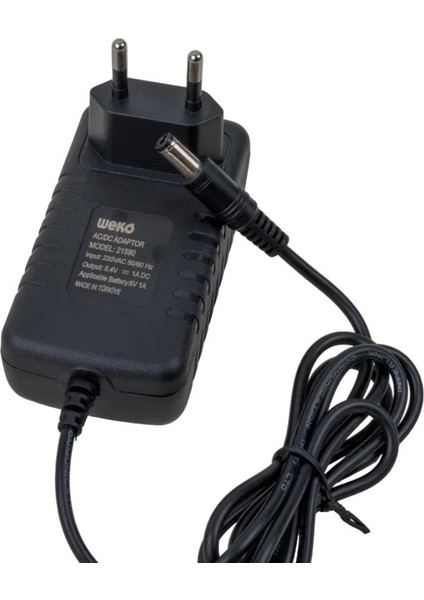 16.8 volt 1 Amper 5,5x2,5 Uçlu Priz Tipi Şarj Adaptörü şarjlı matkap uyumlu kırmızı yeşil ışıklı modelleri