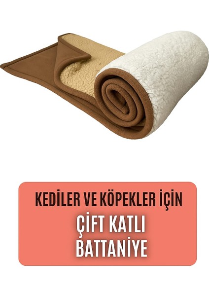 Kedi ve Köpekler Için Battaniye Örtüsü Yatağı Çift Katlı Çift Renkli Yumuşak Sıcacık fiyatları