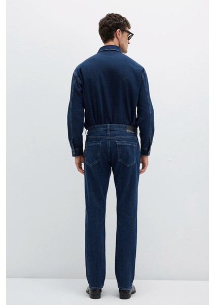 Erkek Martin Mavi Black Koyu Puslu Mavi Jean Pantolon 0037890982 fırsatları