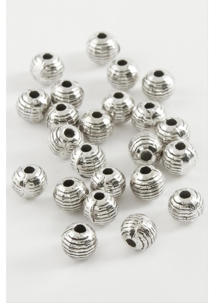 Techmrt Çizgili Tesbih Ara Aparatı 50 Gram-Gümüş Rengi