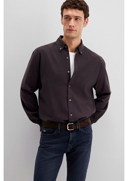 Erkek Kahverengi Gömlek 0211751-91404