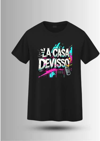 Devısso Traders La Casa Devısso - Traders, Borsaci Kadın Siyah T-Shirt modelleri