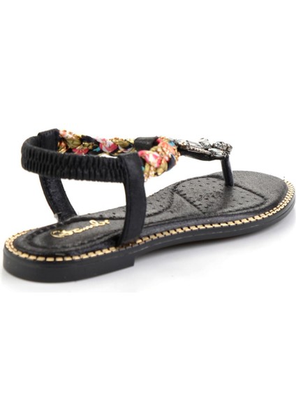 Siyah Kadın Sandalet K05823120487 modelleri