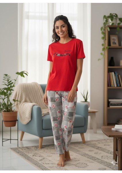 Kadın Kırmızı Pijama Takım fiyatları