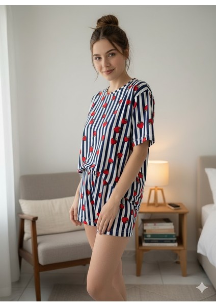 Kadın Şortlu Pijama Takım