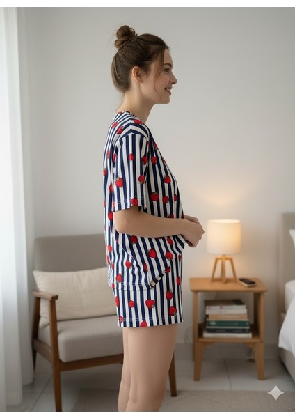 Kadın Şortlu Pijama Takım modelleri