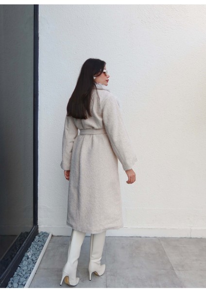 Yaka Kürklü Kırçıllı Uzun Kaban indirimleri