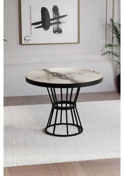 Bohem Polo Yuvarlak Masalı 4 Kişilik modelleri