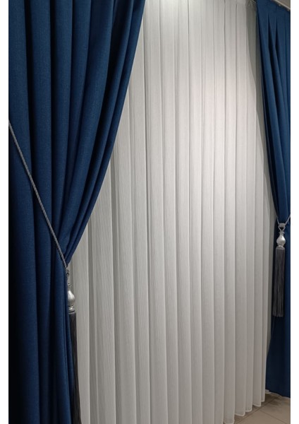 Cabir Tül Perde (1/3 Sık Pile) Ağır Gramajlı Kırışmaz Ütü Istemez modelleri