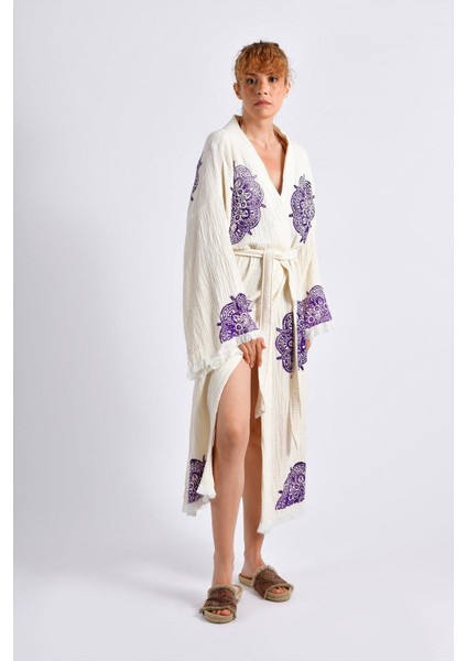 Naturel Mandala Drift Kimono fiyatları