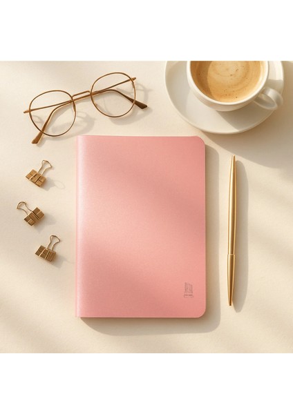 Metalik Işıltılı Kapaklı Çizgisiz Defter 30 Yaprak Paperoma | Kaliteli Ivory Kağıt | A5 Boy | Hediye Defter – Şık Tasarım fiyatları