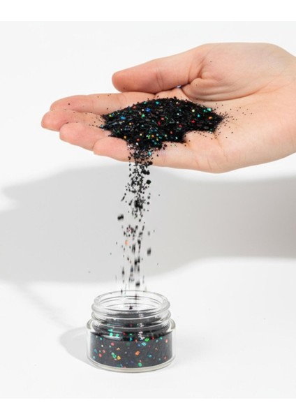 Holografik Siyah Glitter 5 gr