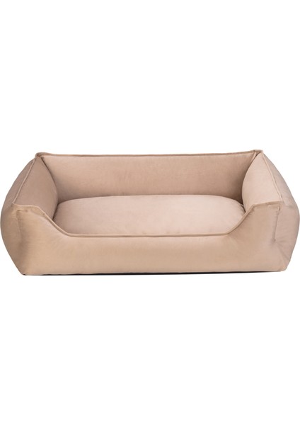 Techmrt Pet Comfort Delta Leo Ekru Köpek Yatağı M 70X90CM