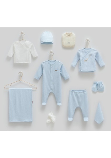 Soft Colour %100 Pamuk Hastane Çıkış Seti Mai CRMLL.MVİ.ZU1585