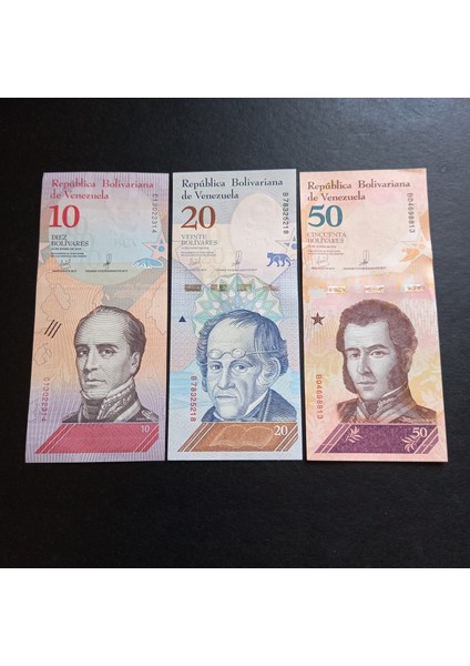 Escoines 3996368F4314EE3DE7 Venezuela 10/20/50 Bolivar Çil fiyatları