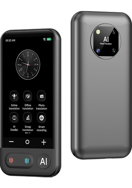 Wifi Özellikli Translator Kameralı 139 Dilde Elektronik Çeviri Cihazı Türkçe Menü