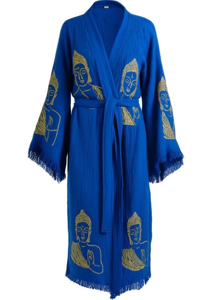 Mavi Serenity Buddha Kimono fırsatları