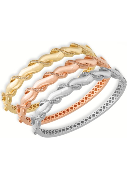 14 Ayar Altın Taş Yolu Bilezik - 13,20GR.