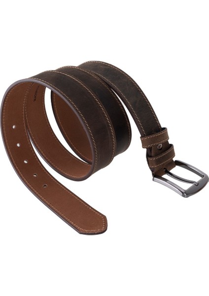 Bloombelt Espresso Brown Hakiki Deri Erkek KEMER-110CM modelleri