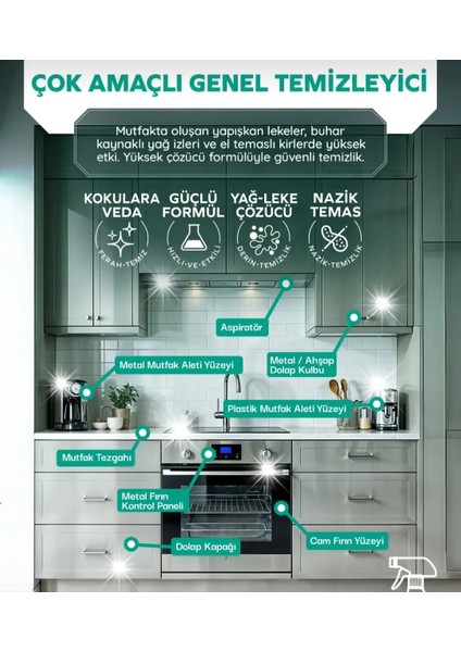 Çok Amaçlı Genel Temizleyici modelleri
