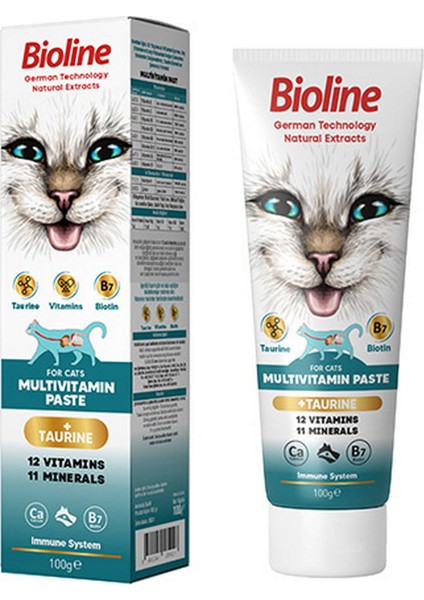 Techmrt Bioline Multivitamin Paste Cat 100 gr
