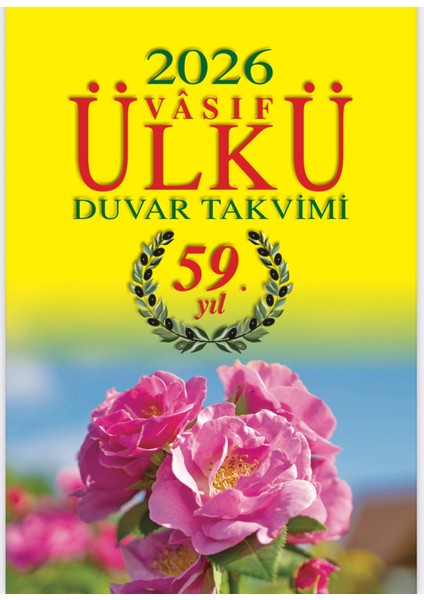 Duvar TAKVİMİ2026 (Kısmet Kırtasiye) Yeni 2026 fiyatları