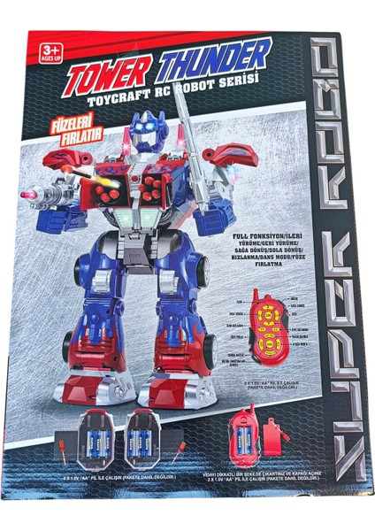 Uzaktan Kumandalı Dev Boy Optimus Prime Transformers Mermi Atan Oyuncak Robot indirimleri
