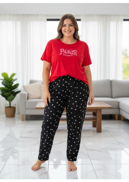 Kadın Büyük Beden Pijama Takım