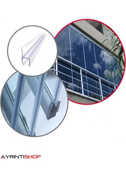 Ayrıntıshop Cam Balkon Fitil Conta Kuçuk H 8mm 1ADET modelleri