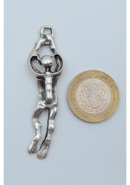 Dalgıç Gümüş Kaplama Deri Ip Kolye fırsatları