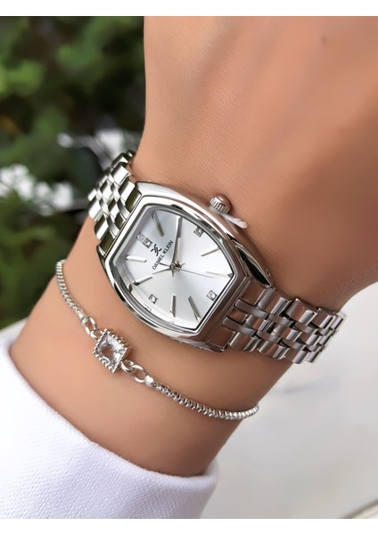 Orijinal Çelik Kordon Kadın Kol Saati 3 Atm Su Geçirmezlik Bileklik Hediyeli fiyatları