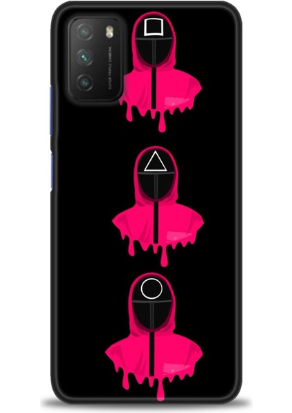 Xiaomi Poco M3 Kılıf Hd Baskılı Kılıf + Seramik Tam Kaplayan Ekran Koruyucu 284