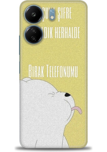 Xiaomi Poco C65 Kılıf Hd Baskılı Kılıf + Seramik Tam Kaplayan Ekran Koruyucu 151