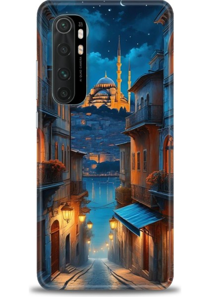 Xiaomi Mi Note 10 Lite Kılıf Hd Baskılı Kılıf + Seramik Tam Kaplayan Ekran Koruyucu 221